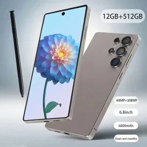 High Quality S25 Android Unlock Gaming Mobile Phone Ultra Big 7.3 Inch 4K Resolution Global 5G 16GB+1TB Smart Cell Phone
