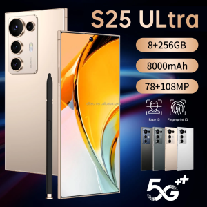 2024 New S24 Ultra 5G Smartphone 16GB+1TB 6.7-inch MTK6889 48MP+108MP Android 12 CDMA/LTE Spanish HD Resolution