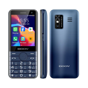 AGM M8 Security+ Flip Mobile Phone 48M+128M 1500mAh Elderly Feature Phone SOS Quick Call English Keyboard No Camera Cellphone