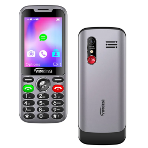V202T Big Font Big Button 4G Generic Flip Cellphone Unlocked Keypad SOS Old Basic Classic Senior Fold Cell Mobile Feature Phone