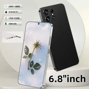 [Ready in Stock]New Goophone S24 S25 Ultra 5G CellPhone 4G LTE 5G Big Screen HD Android Mobile Phone Show 512GB 1TB Smartphone
