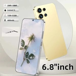 Latest Mobile Phones Unlocked Android 14 Smartphone 8GB+256GB