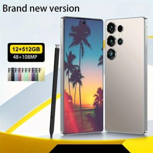 Latest Mobile Phones Unlocked Android 14 Smartphone 8GB+256GB