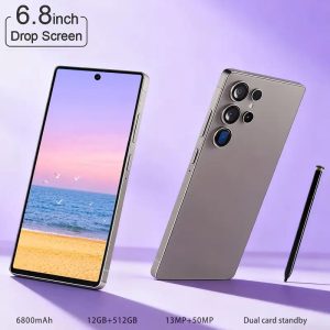 Latest Mobile Phones Unlocked Android 14 Smartphone 8GB+256GB