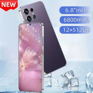 Latest Mobile Phones Unlocked Android 14 Smartphone 8GB+256GB