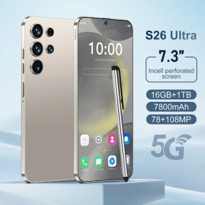 Latest Mobile Phones Unlocked Android 14 Smartphone 8GB+256GB