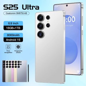 Latest Mobile Phones Unlocked Android 14 Smartphone 8GB+256GB