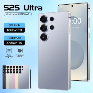 Latest Mobile Phones Unlocked Android 14 Smartphone 8GB+256GB