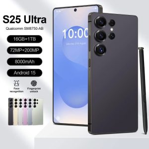 Latest Mobile Phones Unlocked Android 14 Smartphone 8GB+256GB