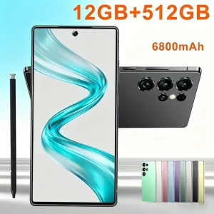 Smartphone 5g Unlocked Cellphone New Style Hot Sale Note14 16GB RAM 1TB ROM 5G Network Smartphone