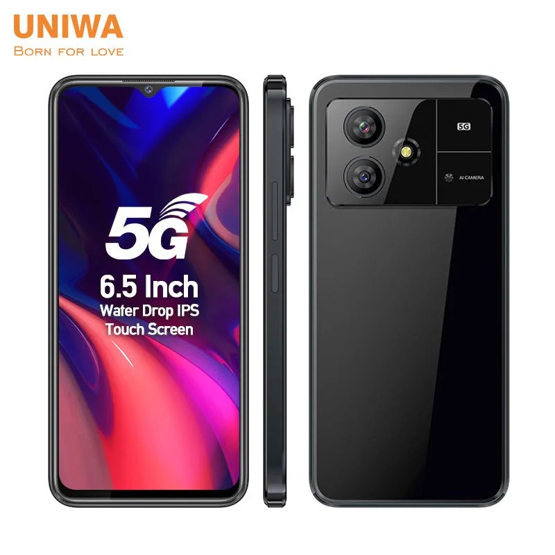 OEM 6.5 Inch Screen 6GB RAM 128GB Ultra Android Mobile Phone 5G Smartphone