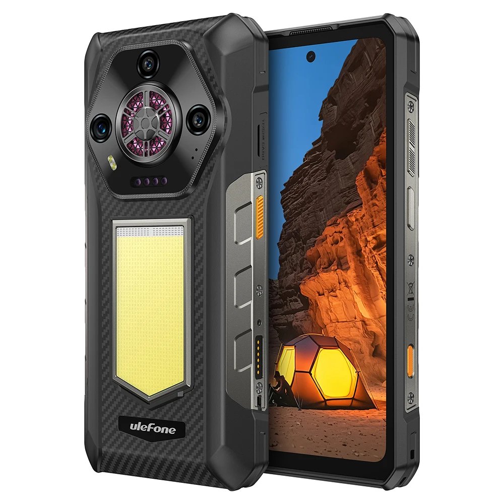 Ulefone Android 15 Rugged Phone 12+512GB 12800mAh Android 15 Night Vision Main 50MP NFC Global Unlocked Mobile Ulefone Armor 30